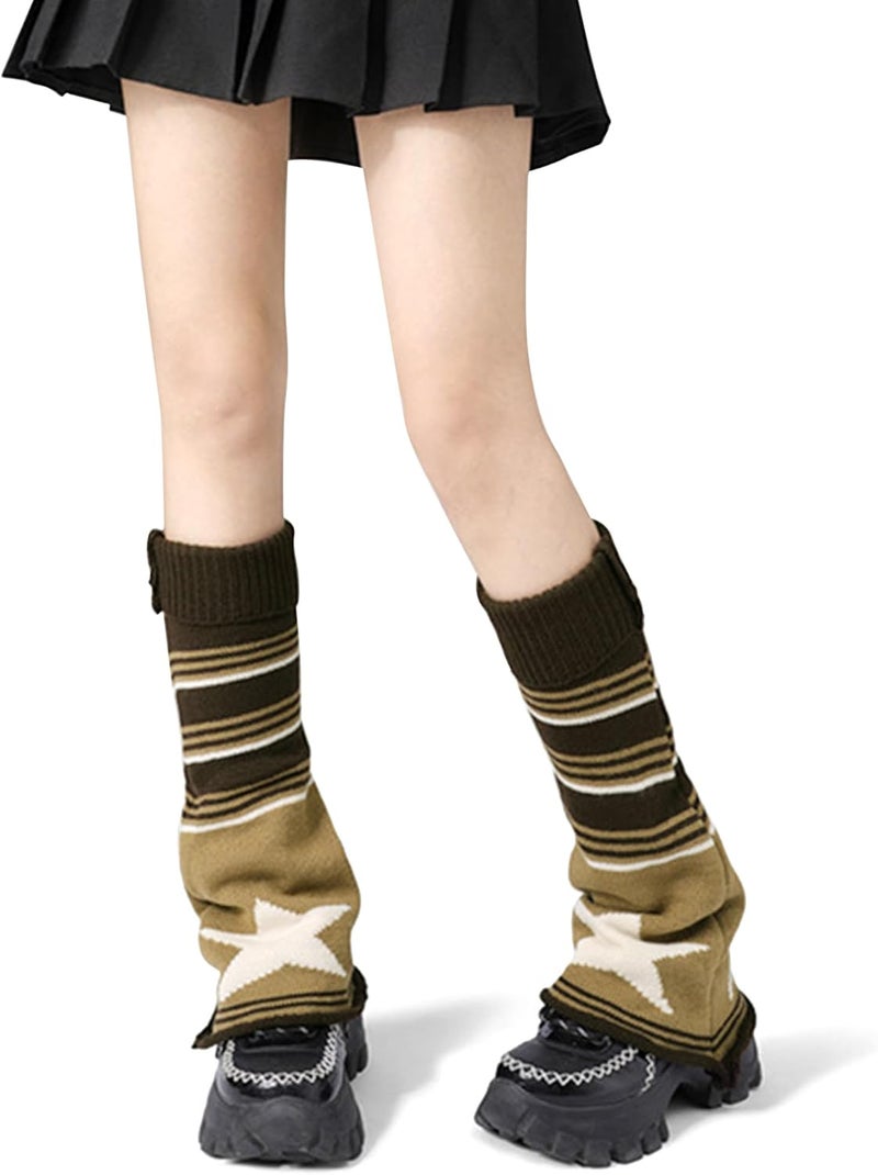 HEMOUR Leg Warmers for Women, Y2K Legwarmers Girls, Fall Winter Halloween Gifts, Harajuku Cutecore Gothic Fashion Accessories - Image 1